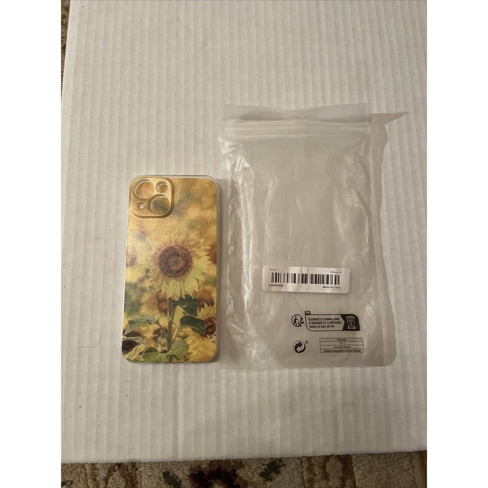 Sunflower Silicon Case For Iphone 14